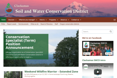 ClackSWCD webpage